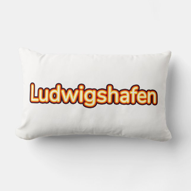 Ludwigshafen Deutschland Lendenkissen (Vorderseite)
