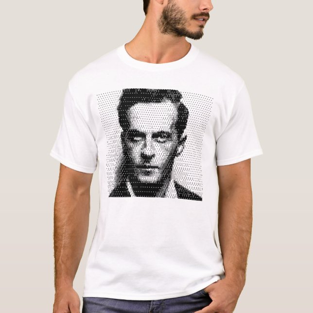 Ludwik Wittgenstein raster portrait T-Shirt (Vorderseite)