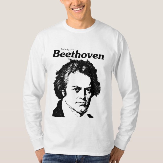 Ludwing Beethoven Van monochromatic T-Shirt (Vorderseite)