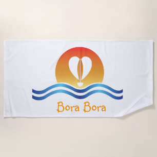 Luffers Sunset_Herz-Shaped Sail_Bora Bora Strandtuch