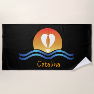 Luffers Sunset_Herz-Shaped Sail_Catalina Strandtuch