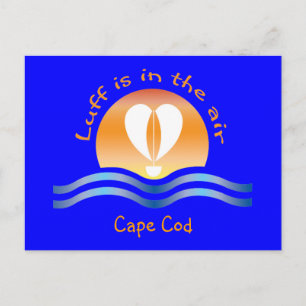 Luffers Sunset_Luff in air Cape Cod Postkarte