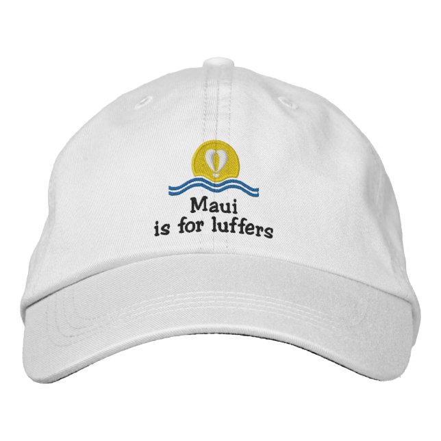 Luffers Sunset_Maui Bestickte Baseballkappe (Vorderseite)