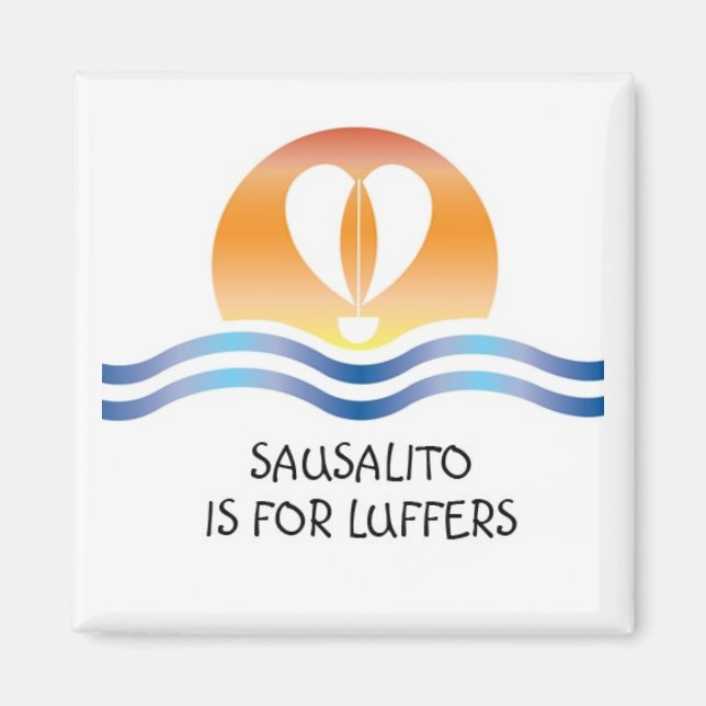 Luffers Sunset_Sausalito-Magnet Magnet (Vorne)