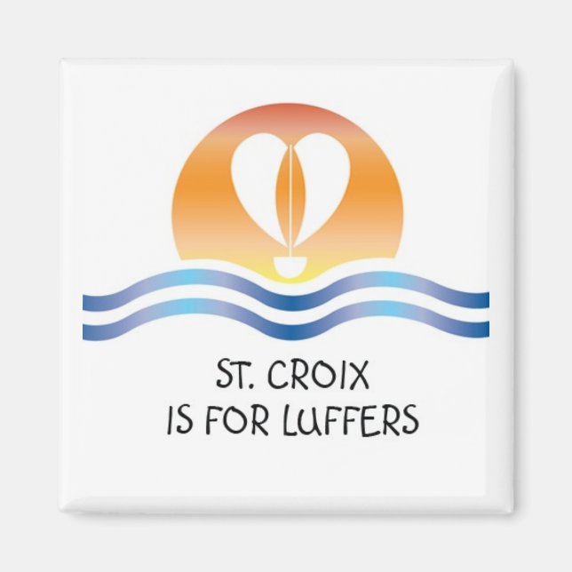 Luffers Sunset_St. Croix-Magnet Magnet (Vorne)