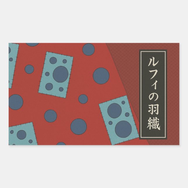 Luffino Rechteckiger Aufkleber (Vorderseite)