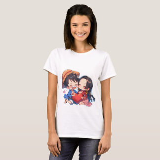 Luffy & Boa Hancock Damen-T-Shirt T-Shirt