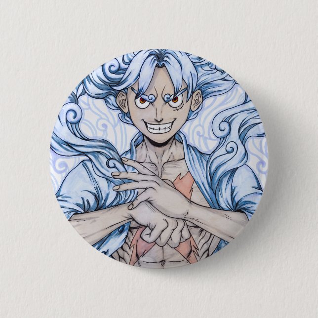 Luffy Gear 5 Button (Vorderseite)