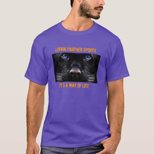 Lufkin Panther-Sport-langes Hülsen-T-Shirt T-Shirt (Vorderseite)