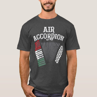 Luft-Akkordeon Meico-Flagge für Meico-Fiesta-Musik T-Shirt