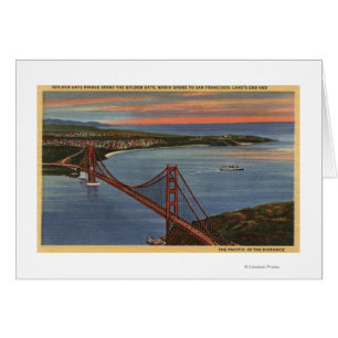 Luft aus Golden Gate Bridge & Bay Area