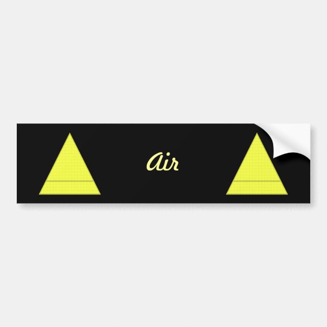 Luft Autoaufkleber (Vorne)