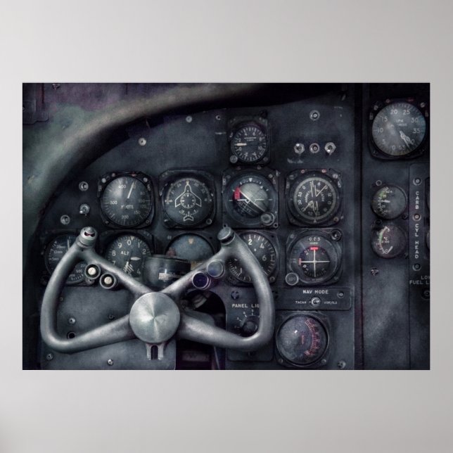 Luft - Das Cockpit Poster (Vorne)