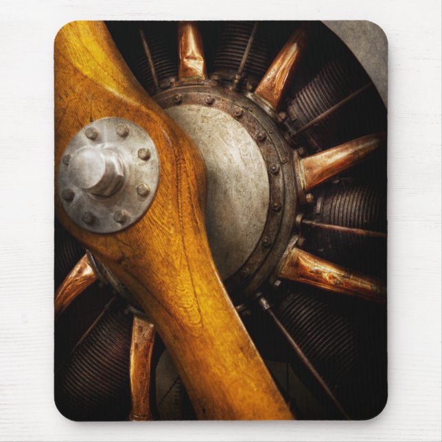 Luft - Sie got Stützen Mousepad (Vorne)