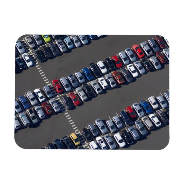 Luft über Parkplatz Magnet (Horizontal)