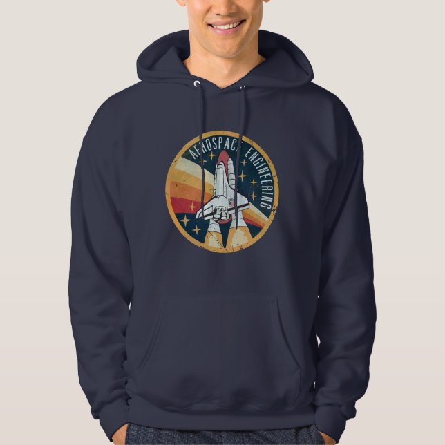 Luft- und Raumfahrttechnik V01 Hoodie (Vorderseite)