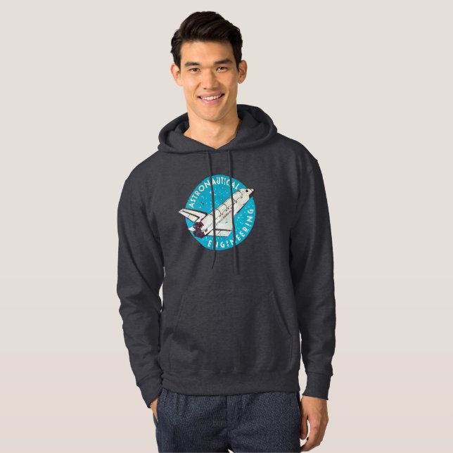 Luft- und Raumfahrttechnik V01 Hoodie (Vorne ganz)