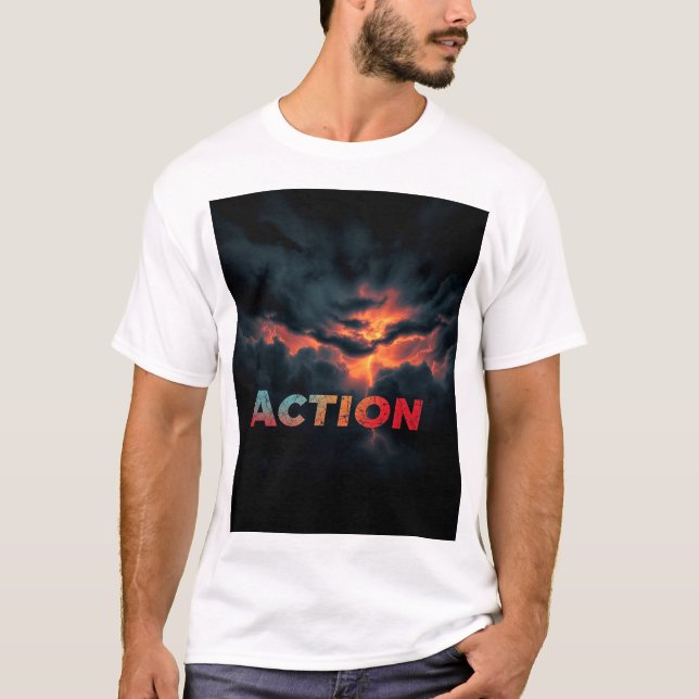 Luftaktion: kühnes Abenteuer-T-Shirt T-Shirt (Vorderseite)