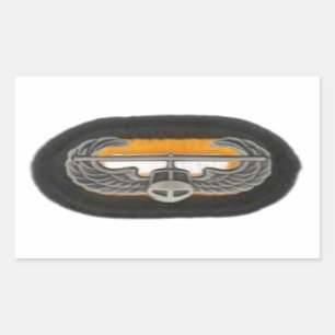 Luftangriffs-Abzeichen am 101. Hauptquartier des A Rechteckiger Aufkleber