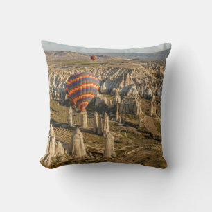 Luftansicht von Heißluftballons, Kappadokien 2 Kissen