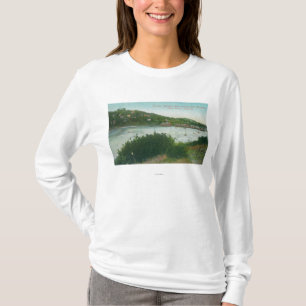 Luftaufnahme der Belvedere-Bucht, HotelBelvedere T-Shirt