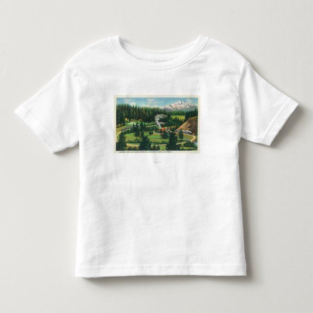 Luftaufnahme der Cantara Schleife, Sacramento Kleinkind T-shirt (Vorderseite)