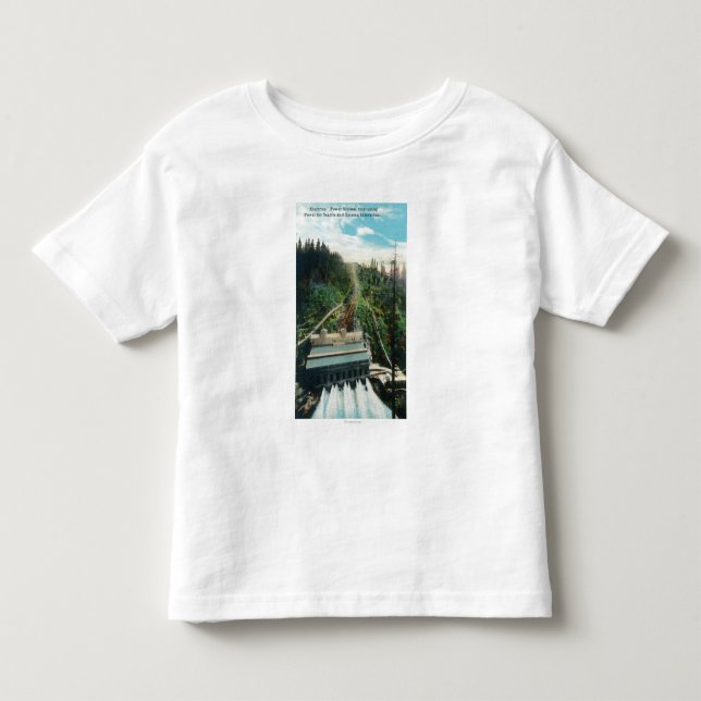 Luftaufnahme der Elektron-Power-Station Kleinkind T-shirt (Vorderseite)