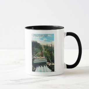Luftaufnahme der Elektron-Power-Station Tasse