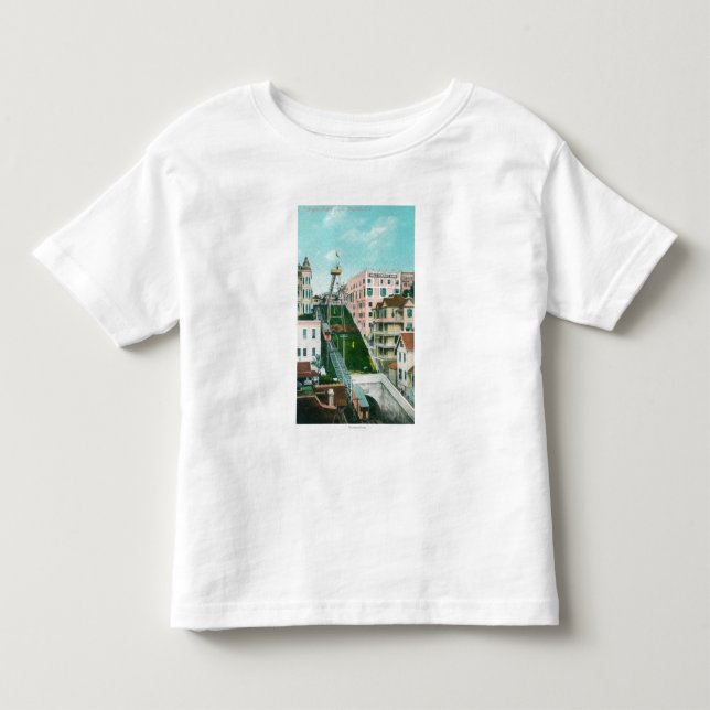 Luftaufnahme der Engels-Flug-Laufkatze Kleinkind T-shirt (Vorderseite)