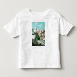 Luftaufnahme der Engels-Flug-Laufkatze Kleinkind T-shirt