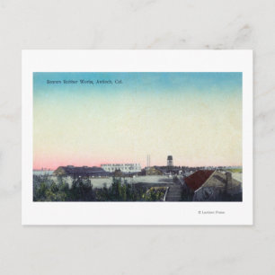 Luftaufnahme der Fassadenbespannung Postkarte