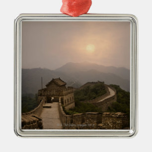 Luftaufnahme der großen Wand der China Ornament Aus Metall
