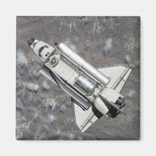 Luftaufnahme der Raumfähre-Entdeckung Magnet