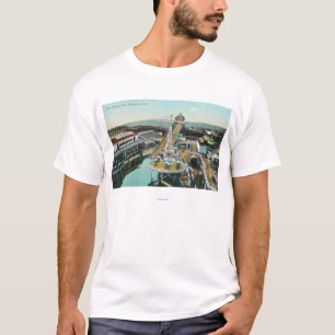 Luftaufnahme der Rutschen T-Shirt