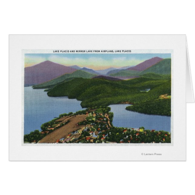 Luftaufnahme der Seen Placio und Mirror (Vorderseite (Horizontal))