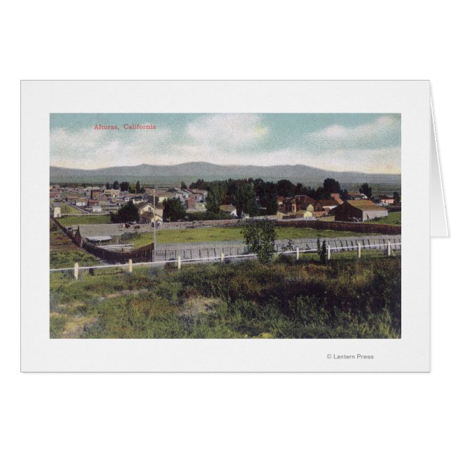 Luftaufnahme der Stadt Alturas, CA (Vorderseite (Horizontal))