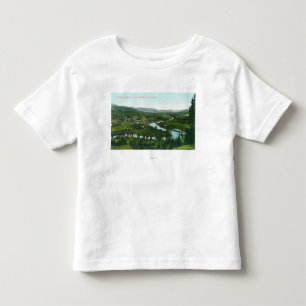 Luftaufnahme der Stadt auf dem Fluss St. Joe Kleinkind T-shirt
