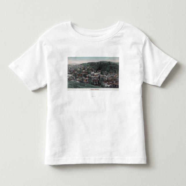 Luftaufnahme der Stadt # des 2Sonora, CA Kleinkind T-shirt (Vorderseite)