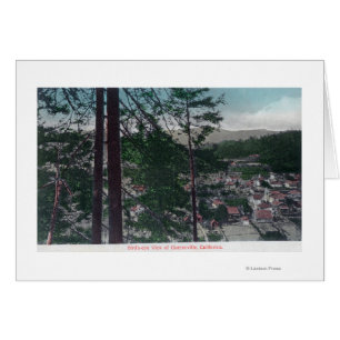 Luftaufnahme der Stadt Guerneville, CA
