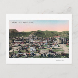 Luftaufnahme der Stadt Kingman, AZ Postkarte