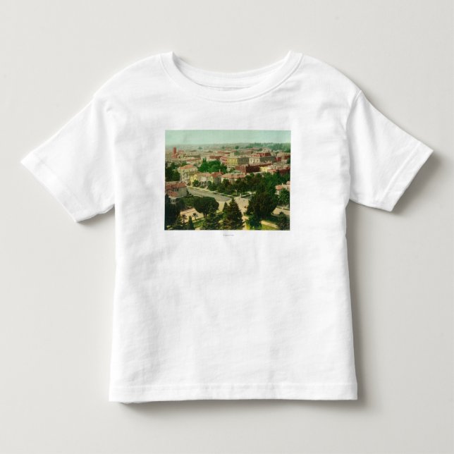 Luftaufnahme der Stadt Kleinkind T-shirt (Vorderseite)