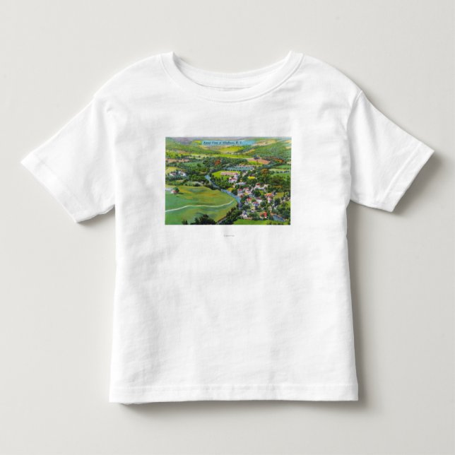 Luftaufnahme der Stadt Kleinkind T-shirt (Vorderseite)