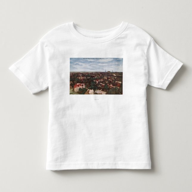 Luftaufnahme der Stadt Kleinkind T-shirt (Vorderseite)