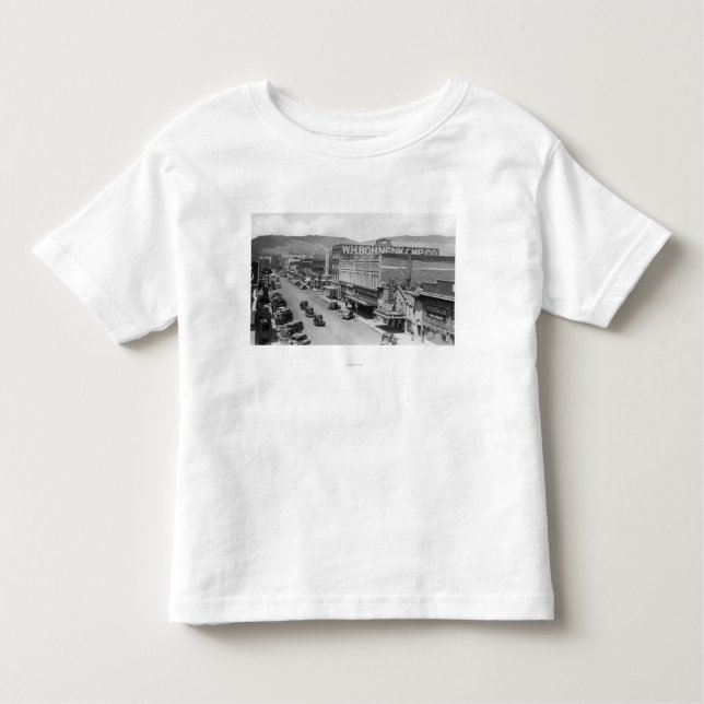 Luftaufnahme der Stadt StreetLa groß ODER Kleinkind T-shirt (Vorderseite)