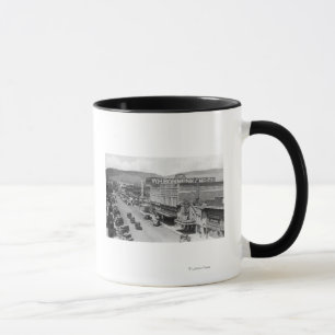 Luftaufnahme der Stadt StreetLa groß ODER Tasse