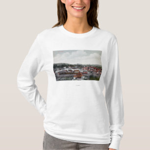 Luftaufnahme der Stadt T-Shirt