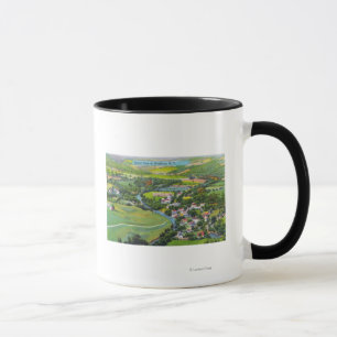 Luftaufnahme der Stadt Tasse