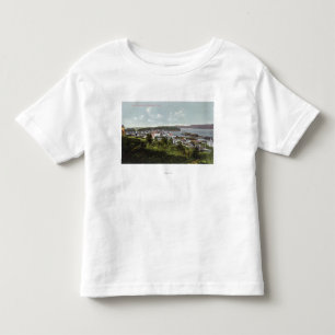 Luftaufnahme der Stadt und der Gurren-Bucht Kleinkind T-shirt