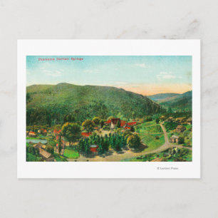 Luftaufnahme der StadtBartlett Springs, CA Postkarte