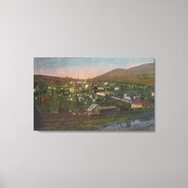 Luftaufnahme der StadtJuliaetta, ID Leinwanddruck (Vorderseite)